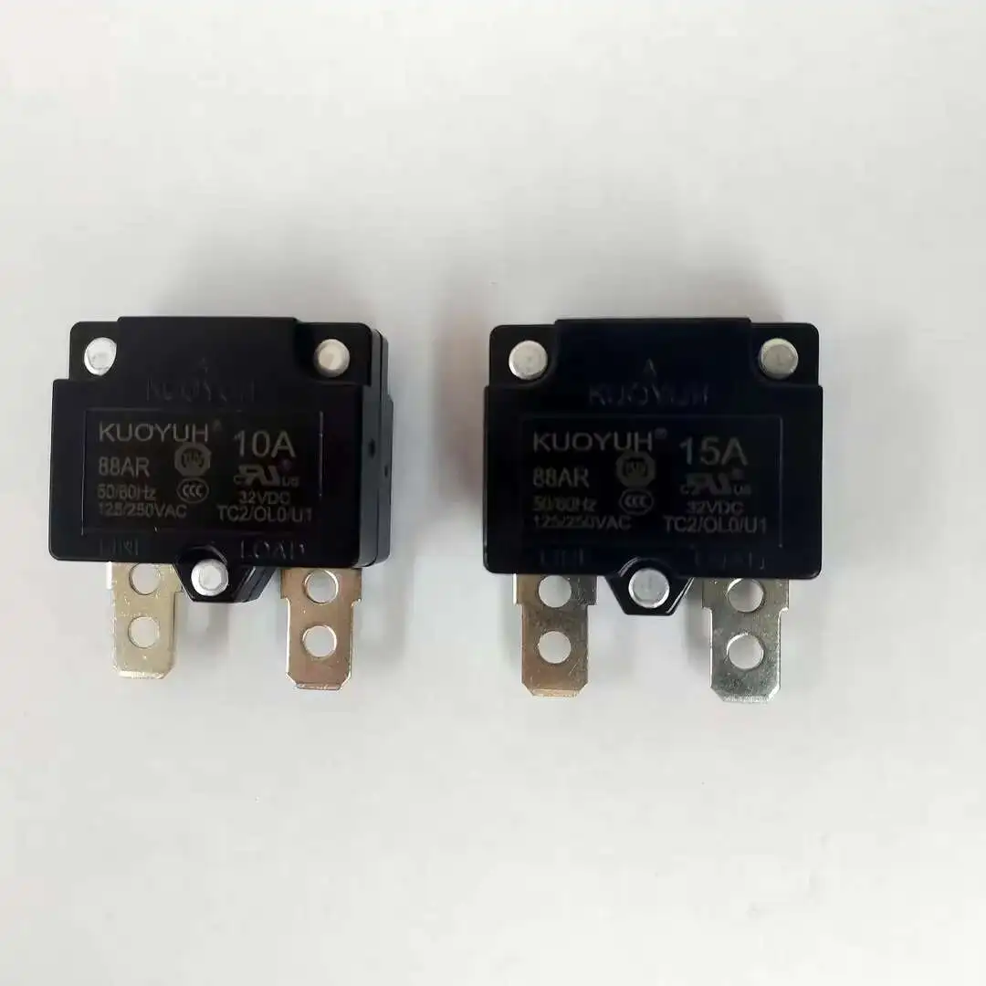 Kuoyuh 88AR Leistungsschalter Serie 3A 5A 10A 12A 15A 20A 25A 30A Überlastschutz 12V 32V Auto Reset Gute Qualität Elektrisch