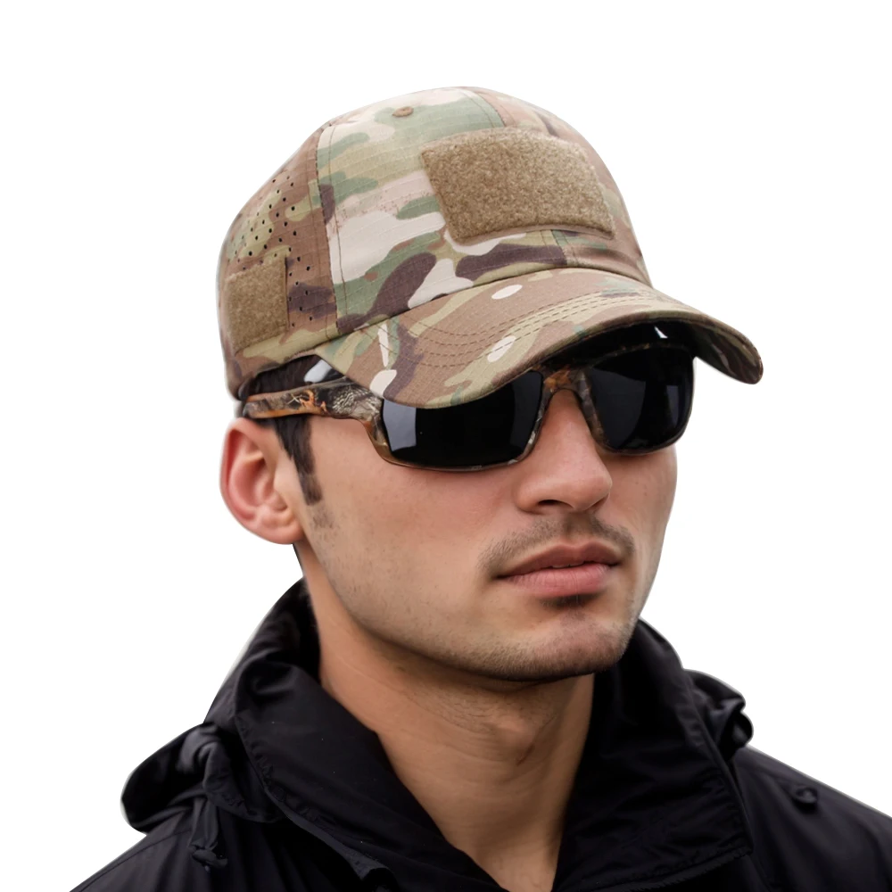 

Breathable Camouflage Baseball Cap UV Sun Protection Hat for Outdoor Sports Fishing Camping Hiking Hunting
