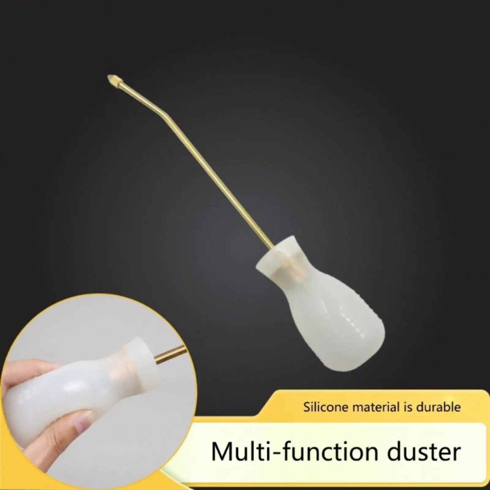 Beeskeeping Powder Applicator Powder Coating Tool Silicone Copper Rod Powder Applicator Beekeeping Tool
