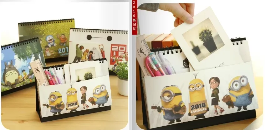 Desk Calendars Free customized  design  and Logo on calendar