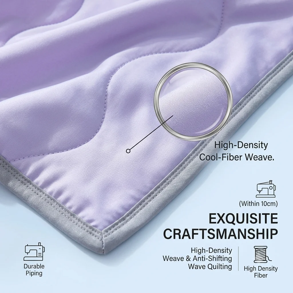 Cooling Summer Blanket Ice Silk Cool Comforter Machine Washable Lightweight Quilted Duvet Bedding for Night Sweats