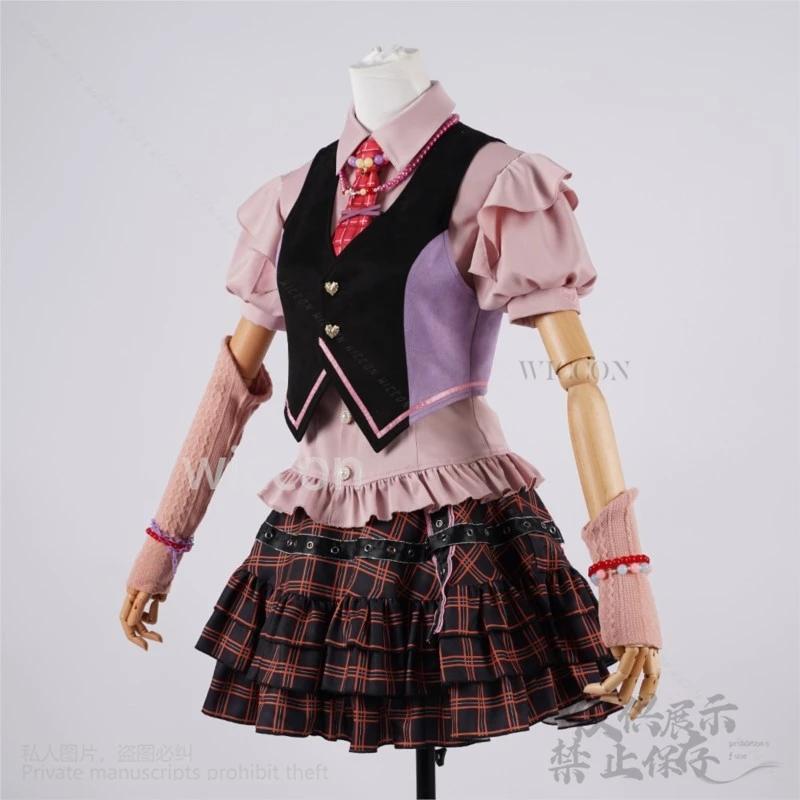 أنيمي لعبة إنفينيتي نيكي كوميك كون جيراي كي بنات Y2K الشرير Harajuku جميل الدانتيل منقوشة تنورة كعكة Kawaii فستان مخصص