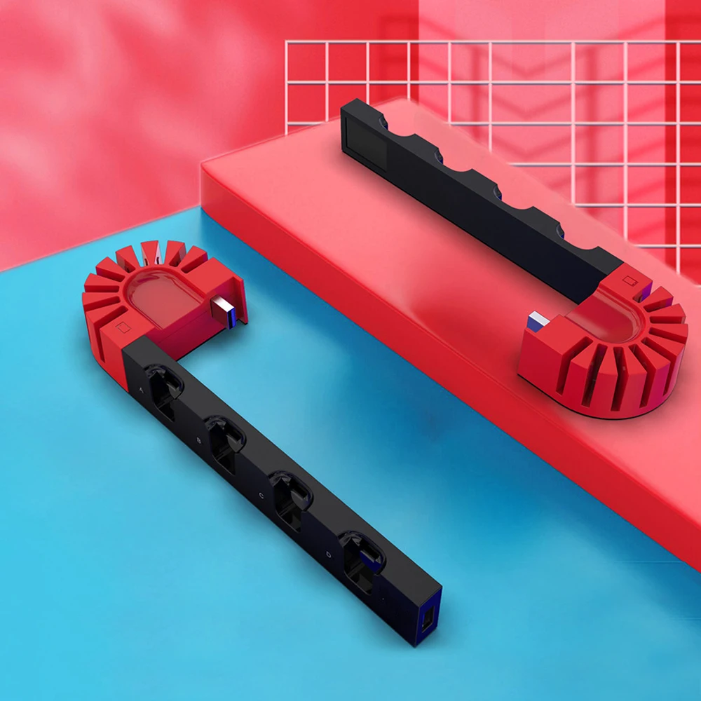 มัลติฟังก์ชั่ชาร์จแท่นวางสำหรับ Switch Joy-Con Controller Storage Bracket & Handle สำหรับ N-S เกม Accessor