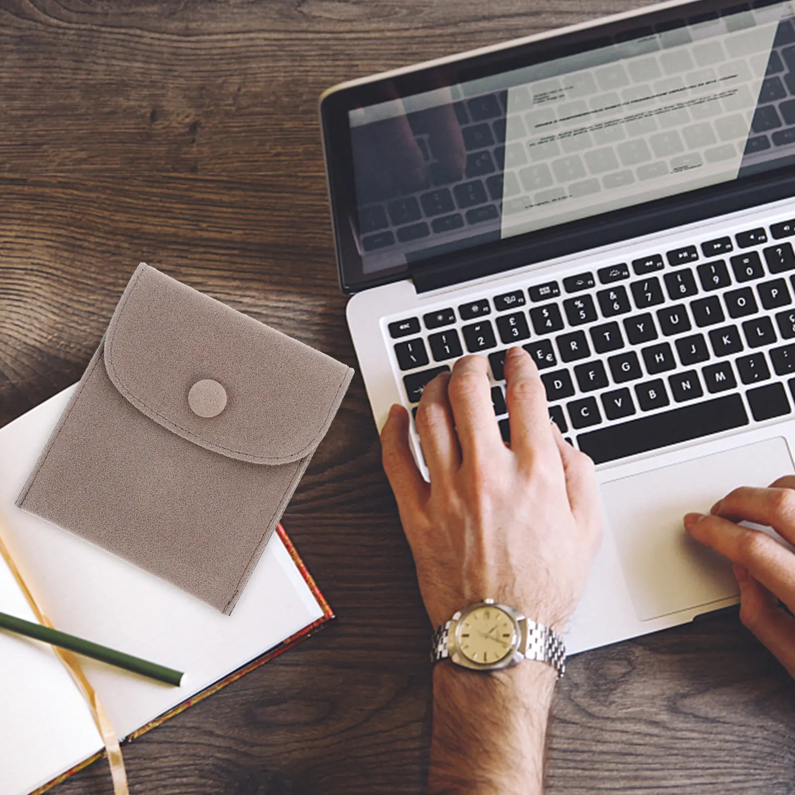 

2 шт., сумка для хранения браслетов и украшений, с застежкой-кнопкой, многоразовая мягкая тканевая сумка для свадебной вечеринки, подарочная упаковка, сумка для украшений