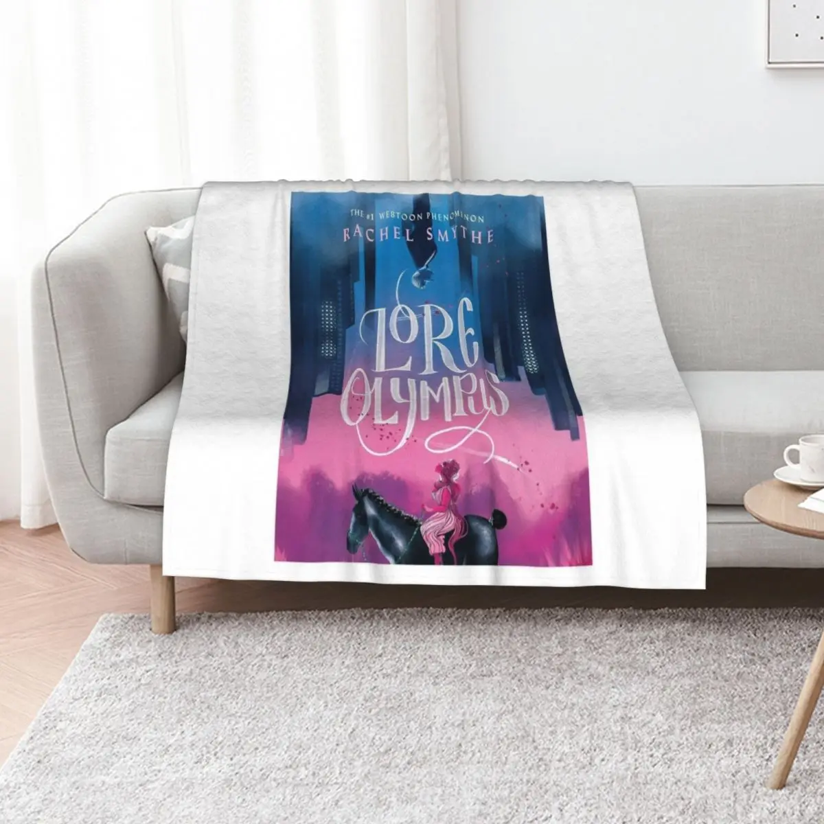

Lore Olympus Graphic Throw Blanket Bed linens Plaid decorative Warm Blankets