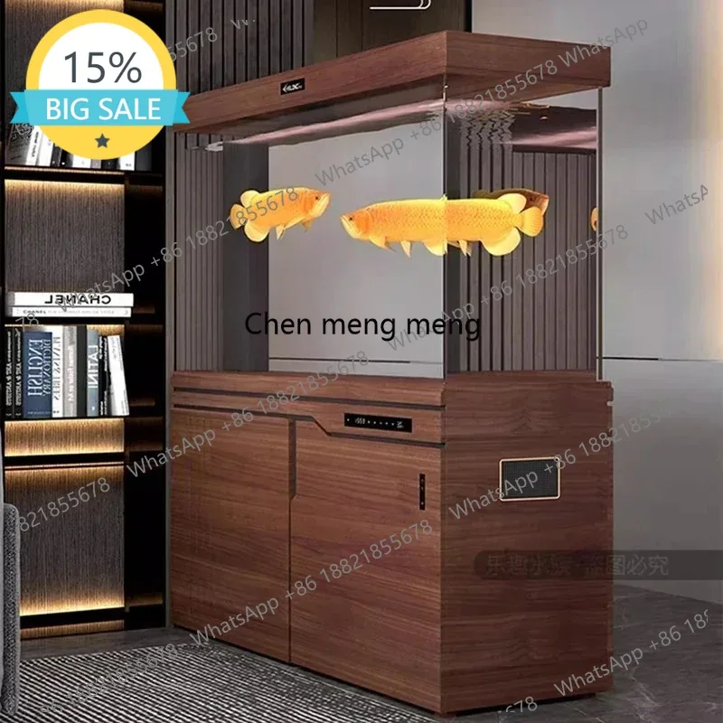

M45 Fish Tanks Aquariums Large-sized Simple Filtration Water for Household Use Living Room Aquatic Pet Screen Pet Products