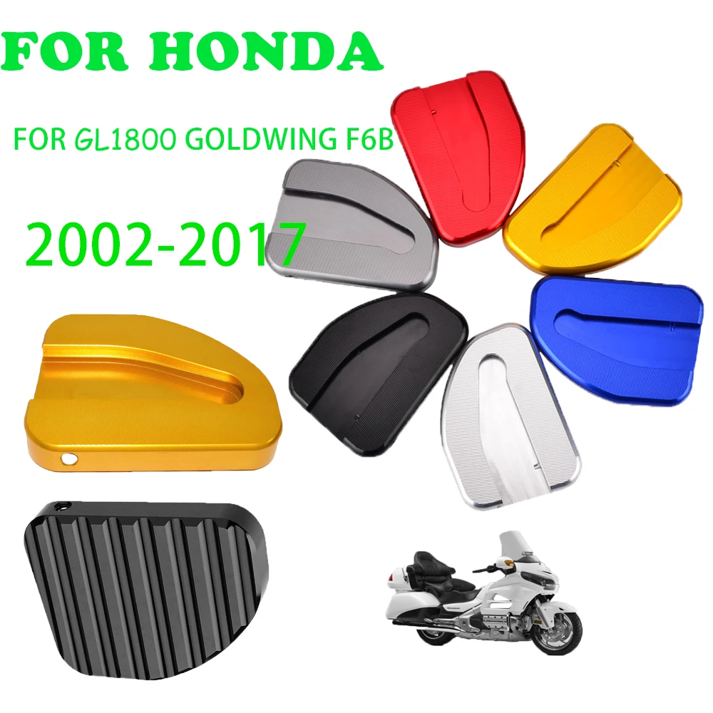 

Motorcycle Side Stand Pad Plate Kickstand Enlarger Support Extension For HONDA GL1800 Gold wing Goldwing 1800 F6B 2002 - 2017