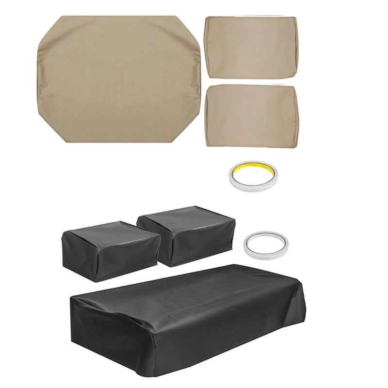 Golf Cart Seat Cover Set For Club Car (1982-2000) Pre 2000 DS Parts Accessories Beige