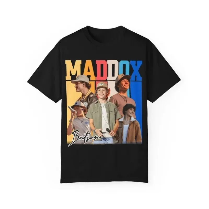 Maddox Batson Merch 2026 Unisex T-shirt Men Short Sleeve Tops fashion Tee Clothes Causal Y2K Tops