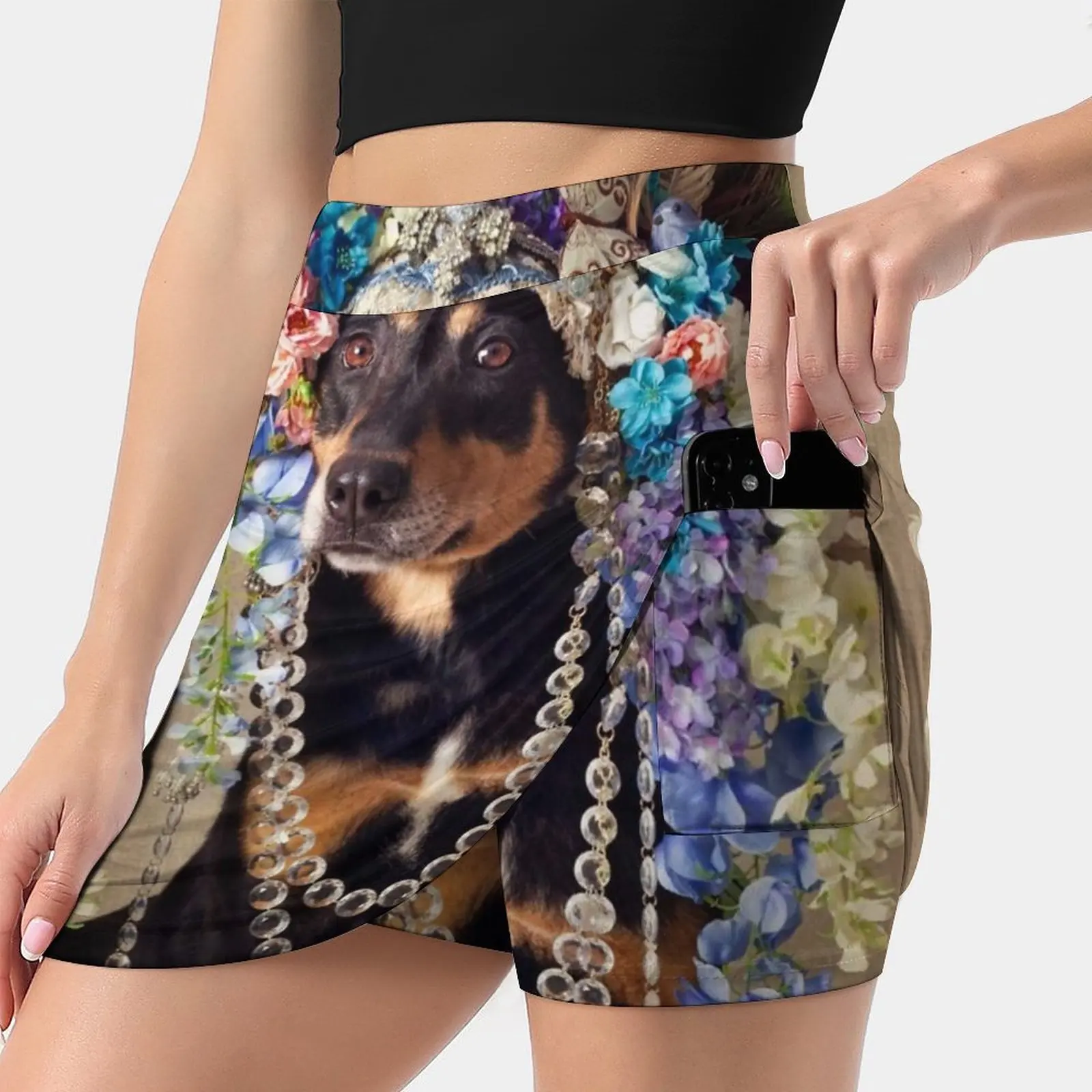 Shelter Pets Project-Midnight Women's skirt Sport Skort Skirt With Pocket Fashion Korean Style Skirt 4Xl Skirts