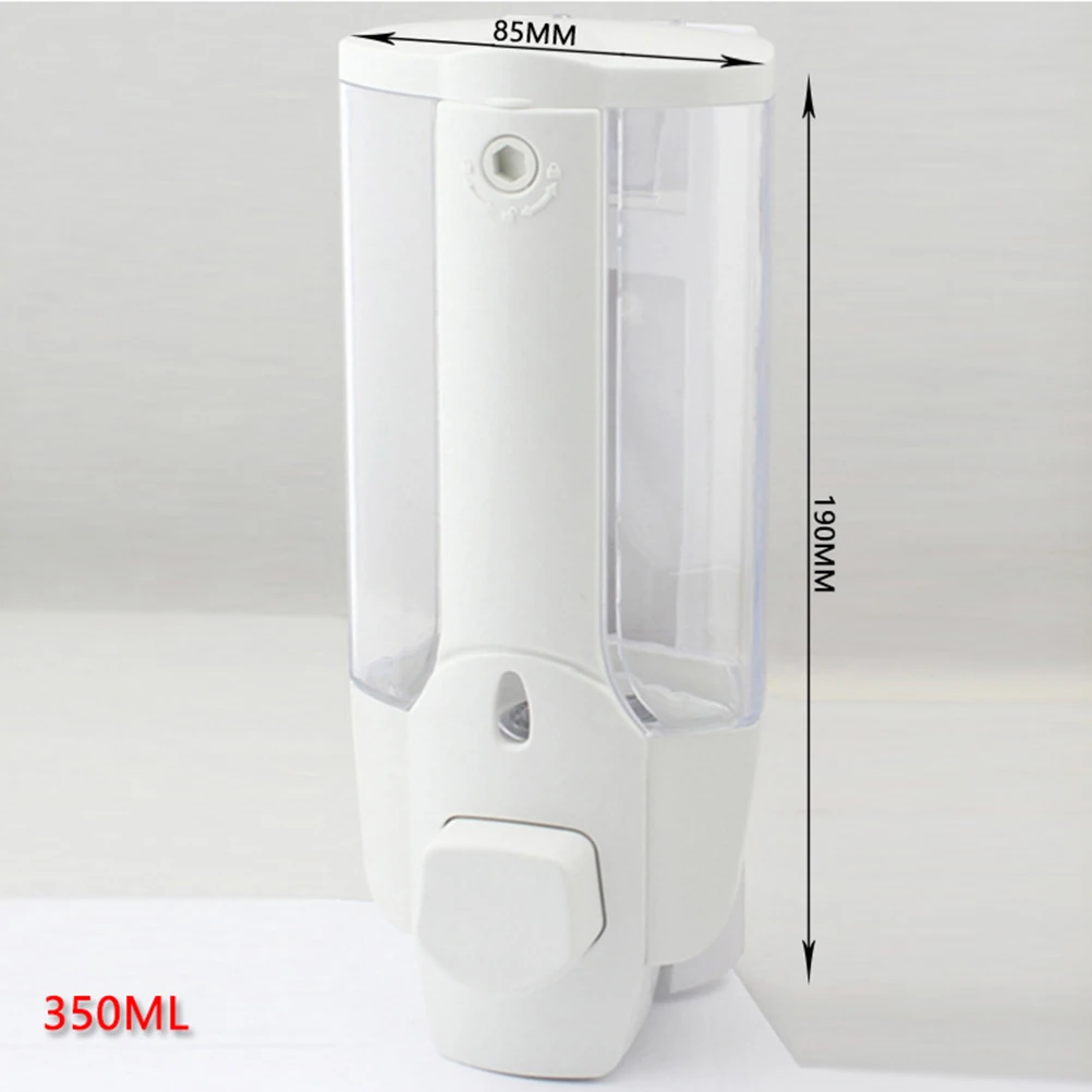 

Wall Mounted Soap Dispenser ABS Plastic Bathroom Kitchen Liquid Pump Manual Foaming H Facial Cleanser Dish Soap Face
