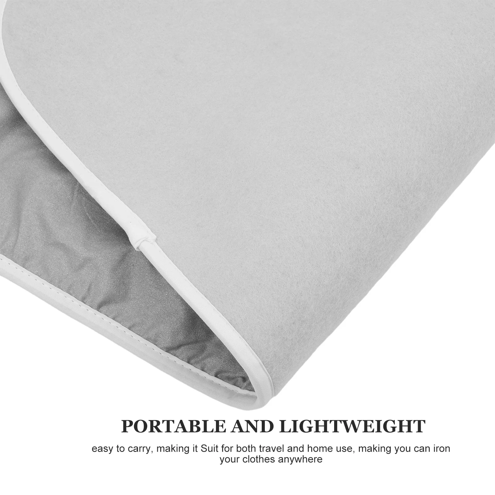 Portable Heat-Resistant Ironing Mat 85x50x0.5cm Foldable Tabletop Design for Travel Home Use Protective High Temperature
