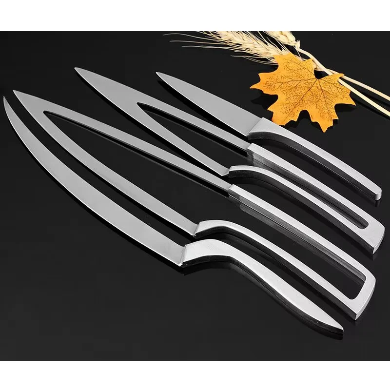 Kitchen knives 4pcs Multifunctional Stainless Steel Cascading Knife Combination Sets Chef  Peeler Boning Cleaver Utility Knives