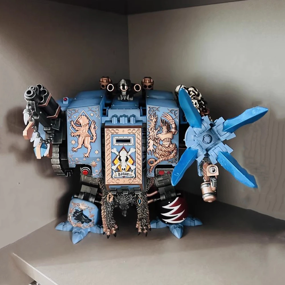 

JOYTOY Warhammer 40K масштаб 1/18 Space Wolves Bjorn the Fell-Handed Фигурка 20 см мини-модель солдата для коллекции