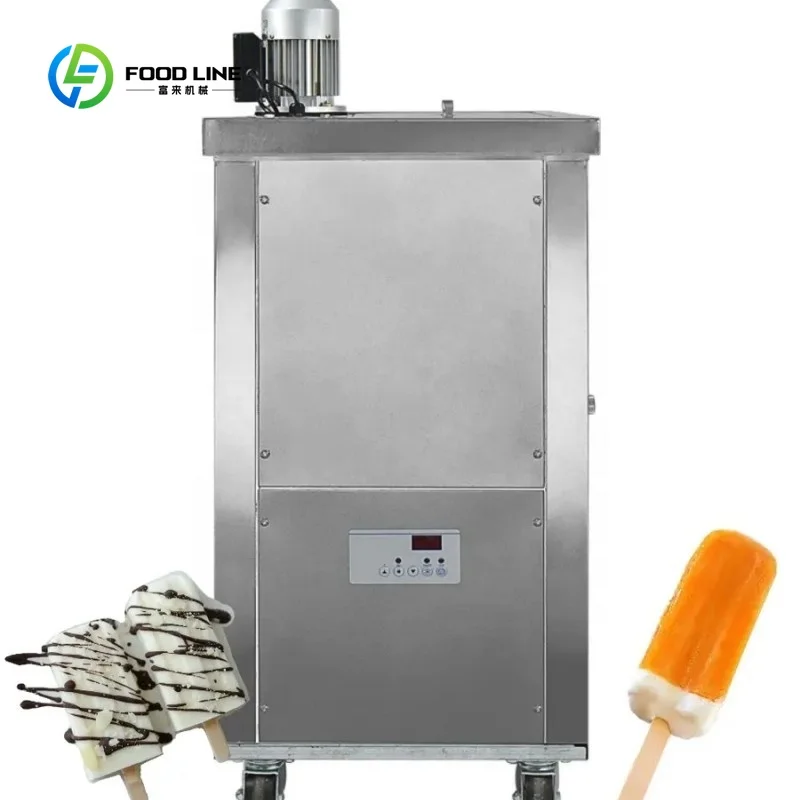 Customized Commercial Industrial Popsicle Machine 304 Stainless Steel Automatic Ice Lolly Making Machine With Molds