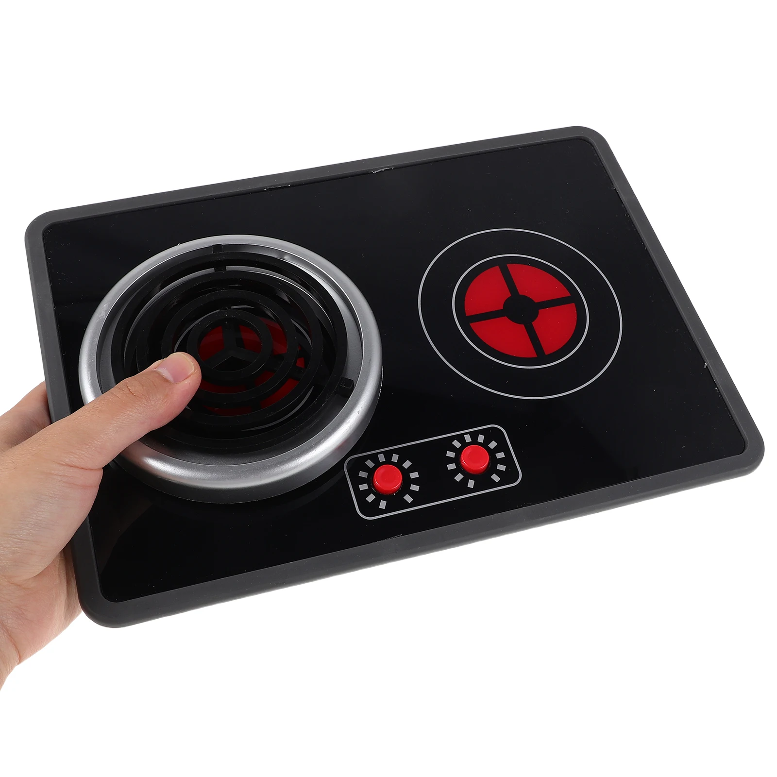 1 set Kids Kitchen Playset Simulation Induction Stove Luminous Toy Appliances Pretend Play Sound Light Effects Safe Materials