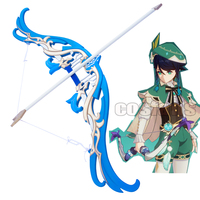 Game Venti Elegy for the End Cosplay Bow and Arrow Props Anime Genshin Impact Weapon harp west wind hunting bow Accessories Gift