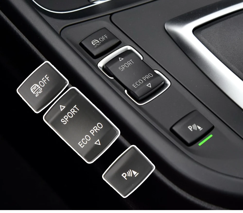 Car Console ESP Antislip Switch Sport Buttons Radar Sensor Key Cover 61319252912 For BMW 1 2 3 4 Series F20 F21 F30 F34 F32 F36