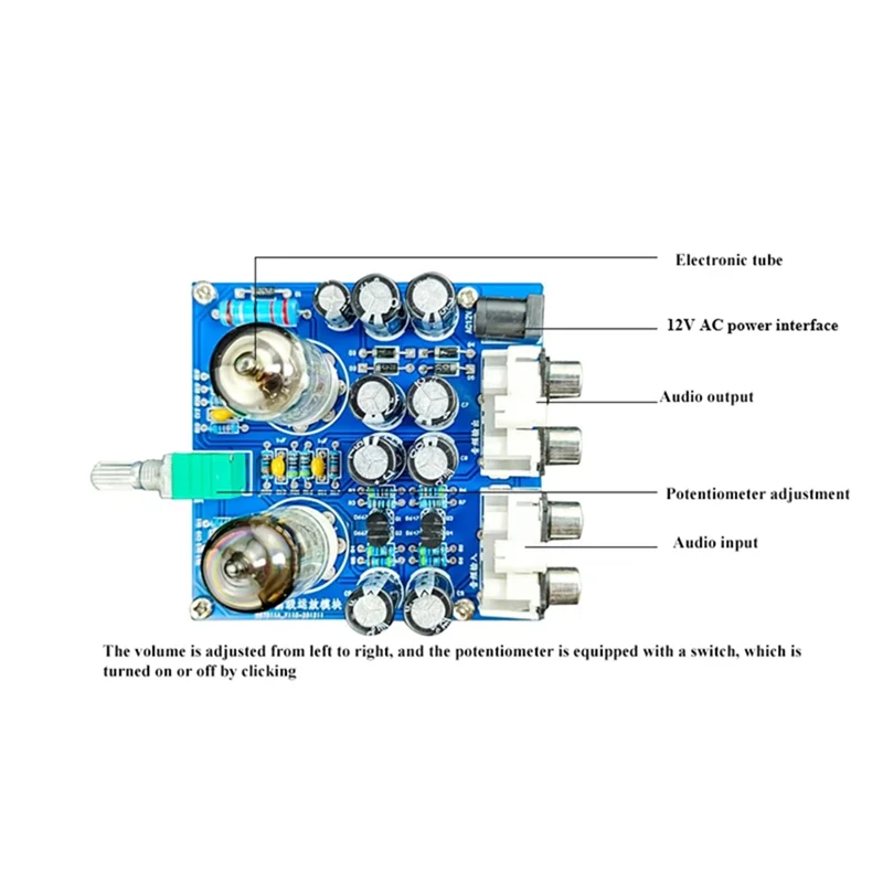 Schitterende doe-het-zelf elektronische kit voor volwassenen Biliaire elektronische buis Diy Kit Power Preamplifier Board Lasonderdelen Montagecomponenten