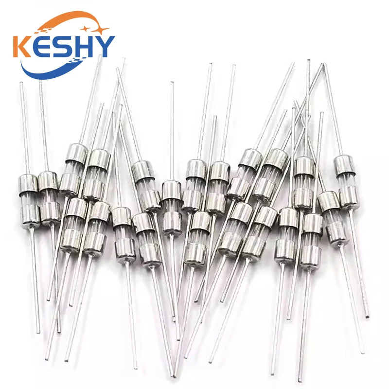 20Pcs/lot 3.6*10 3*10 4*11 Glass fuse Fast Slow blow 250V 0.5A 1A 2A 3A 3.15A 4A 5A 6.3A 10A 15A with legs F/T type 3.6x10 3x10