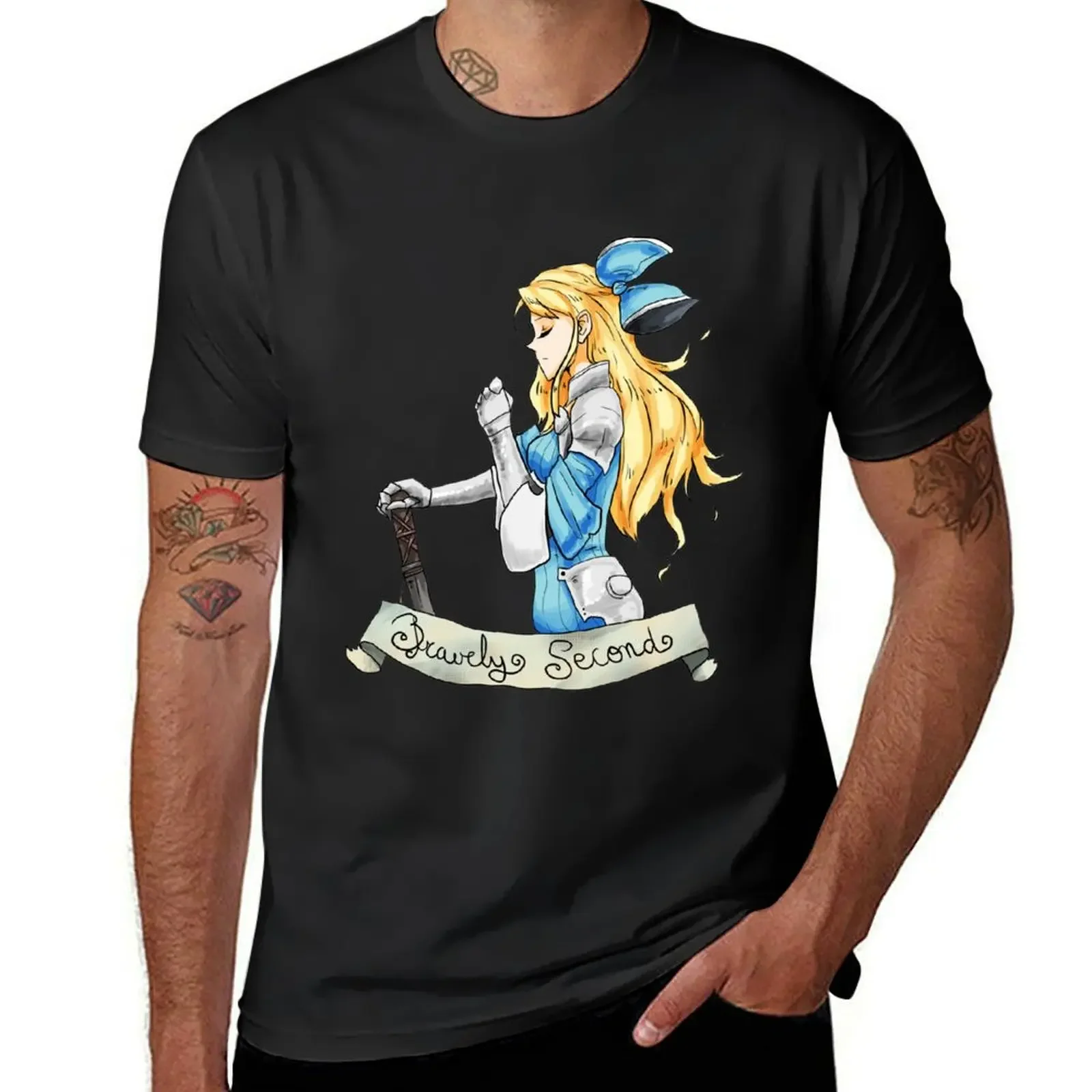 Edea Lee - Bravely Second T-Shirt plus sizes new edition kawaii clothes blacks mens t shirts