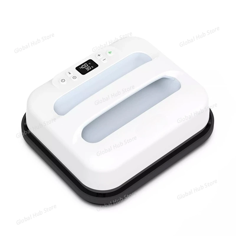 Handheld Heat Press Machine  Iron Press Fast Heat Up Adjustable Temperature and Timer Auto Shutdown Safety Function
