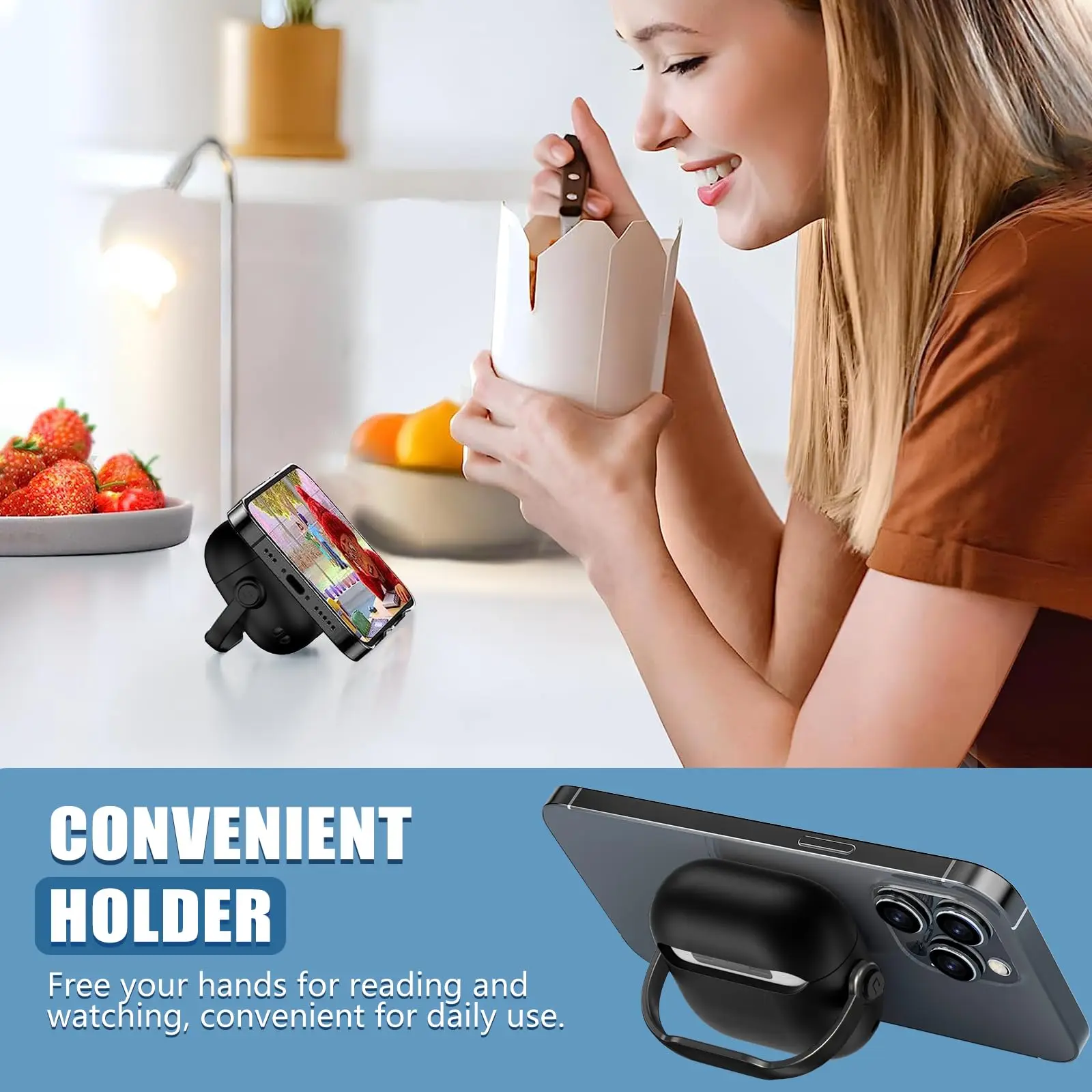 New Case For Airpods 4 2024 Case with Cleaning Kit Lanyard Creative Mobile Phone Holder Locking Earphone Cover For AirPod Pro 2