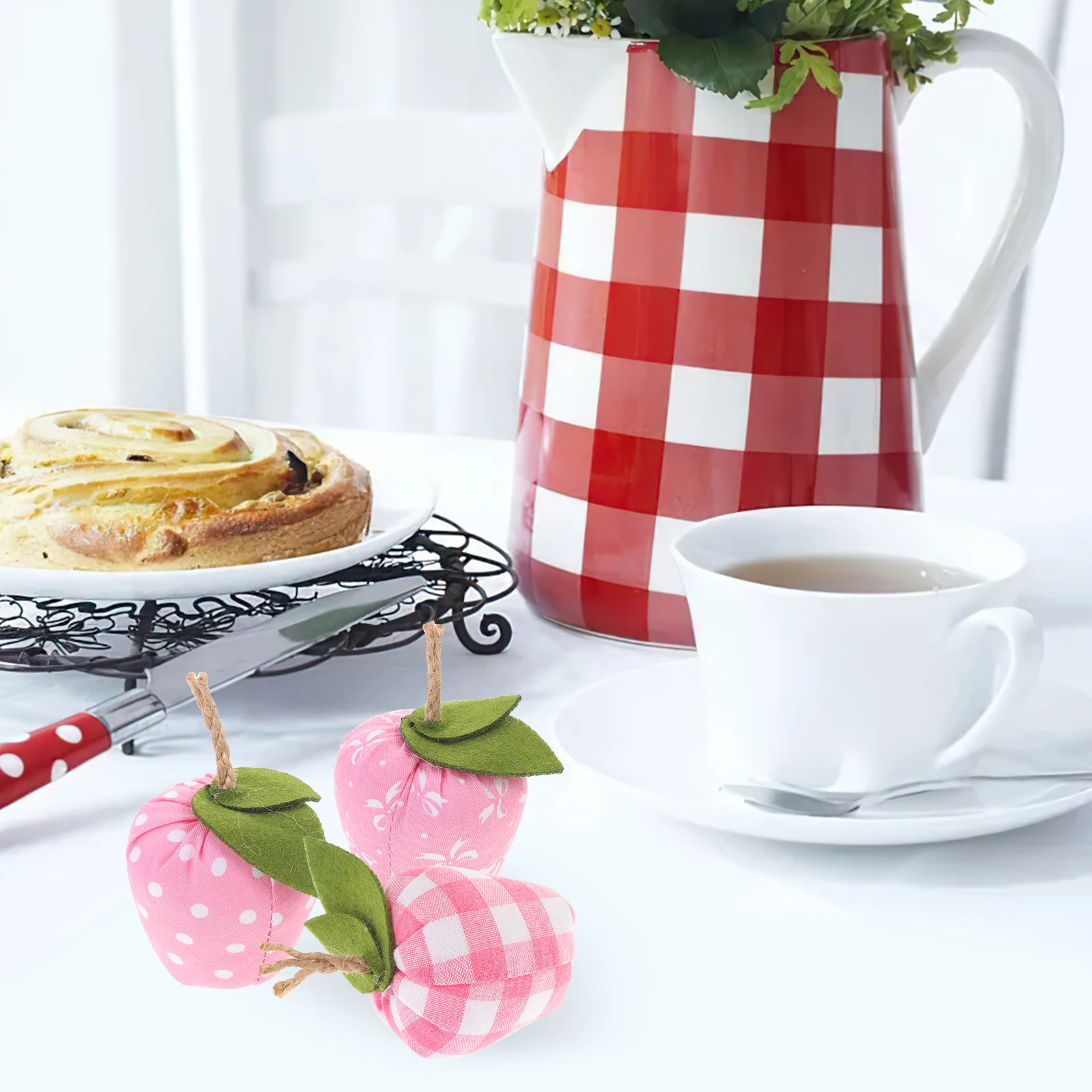 

3Pcs Artificial Lifelike Fruit Decoration Spring Summer Party Home Accent No Deform Lasting Color