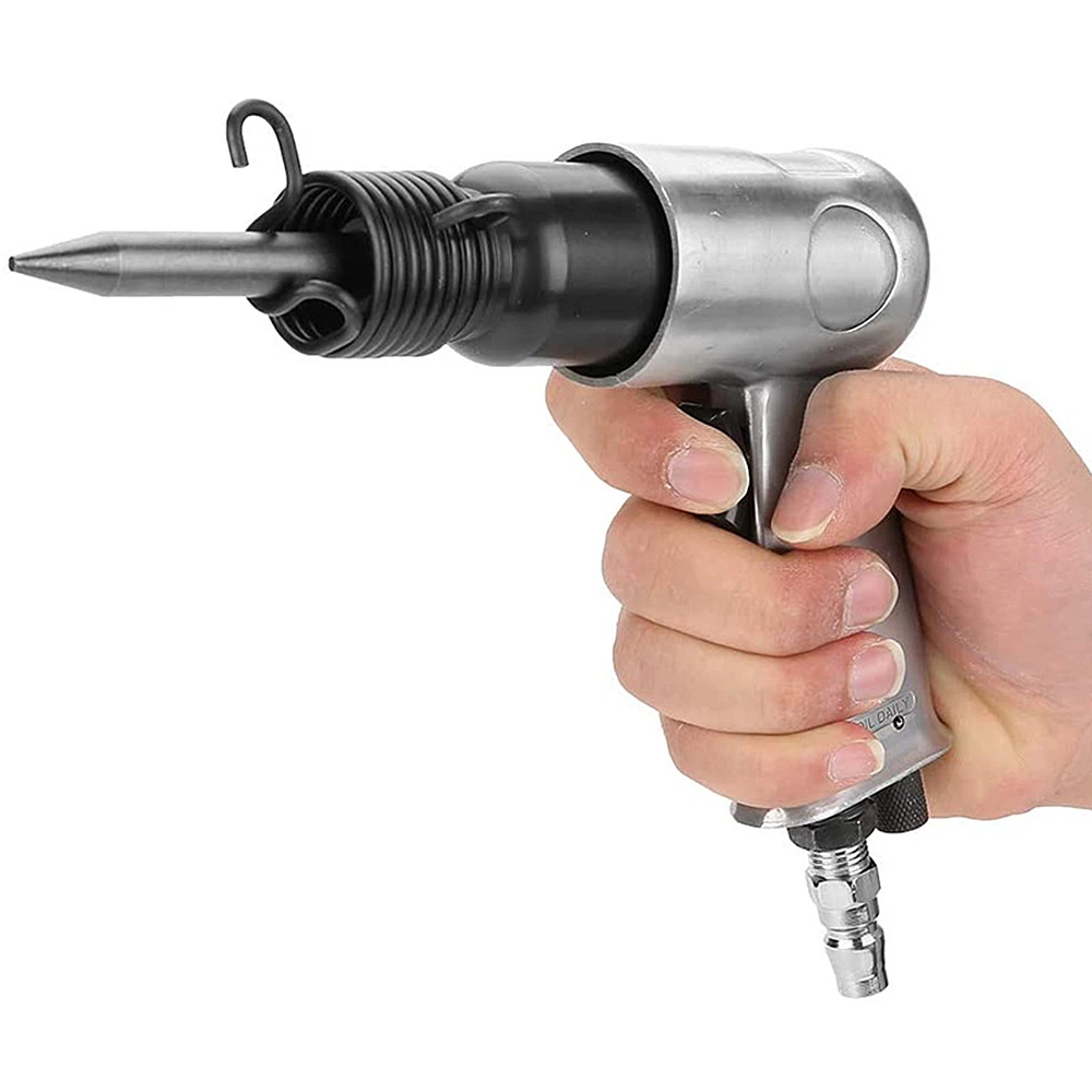 3/8'' 150mm Air Hammer Professional Handheld Pistol Gas Shovels Small Rust Remover Air Shovel Pneumatic Tools with 4 Chisels image 6