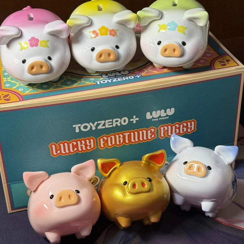 Topzero Lulu The Piggy Lucky Fortune Piggy Answer Piggy Series Blind Box Cute Trendy Toy Ornament Gift Collection Gift