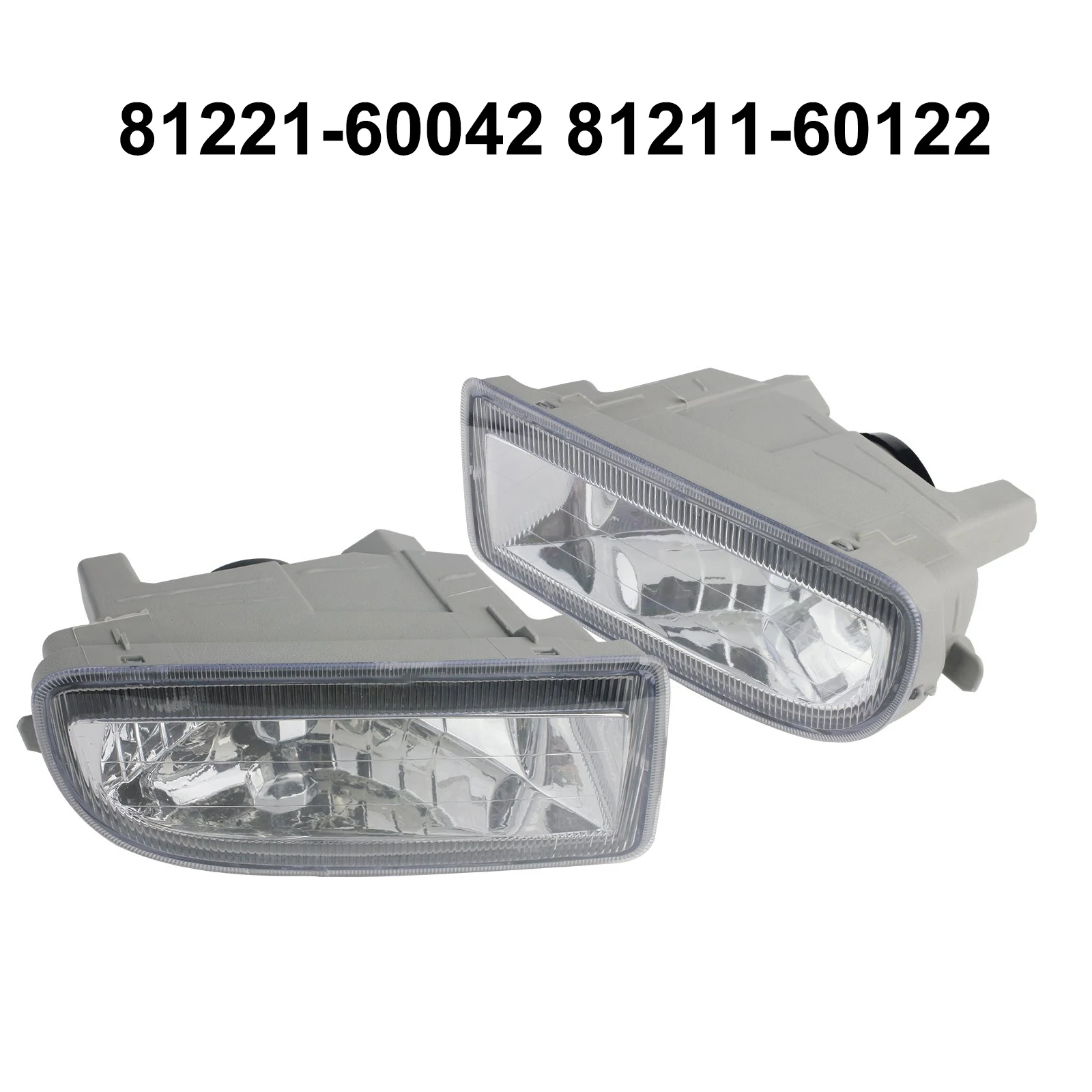

For Toyota Land Cruiser 1998-2007 Front Fog Light Lamp Housing Pair 81221-60042 Automobiles Parts Accessories