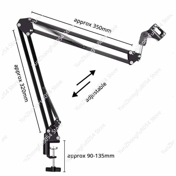 NB-35 Arm Desktop Microphone Stand for BM 800 Condenser