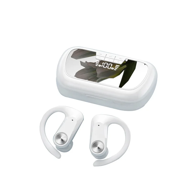 Q2S-auriculares inalámbricos con pantalla Digital LED, dispositivo de audio con sonido estéreo HiFi, compatible con Bluetooth 5,3, IPX5