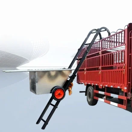 New Folding Climbing Lift 3-12 M Self-Propelled Mobile Elevator For Climbing Work Electric Ladder Lift With Freight