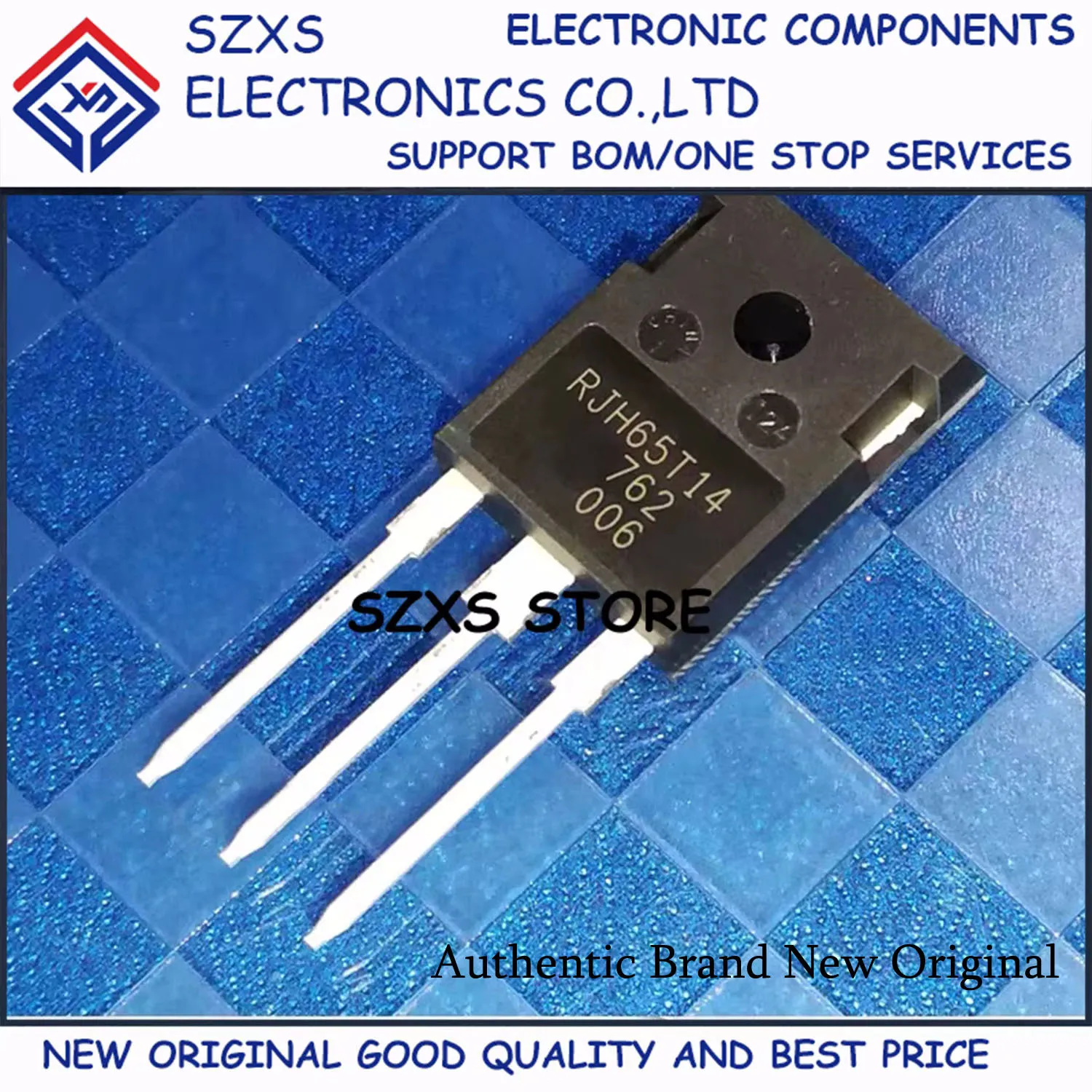 New Original 10Pcs RJH65T14 RJH65T14DPQ TO-247 650V 100A Powerful IGBT Transistor In Stock Electronic Components Good Quality