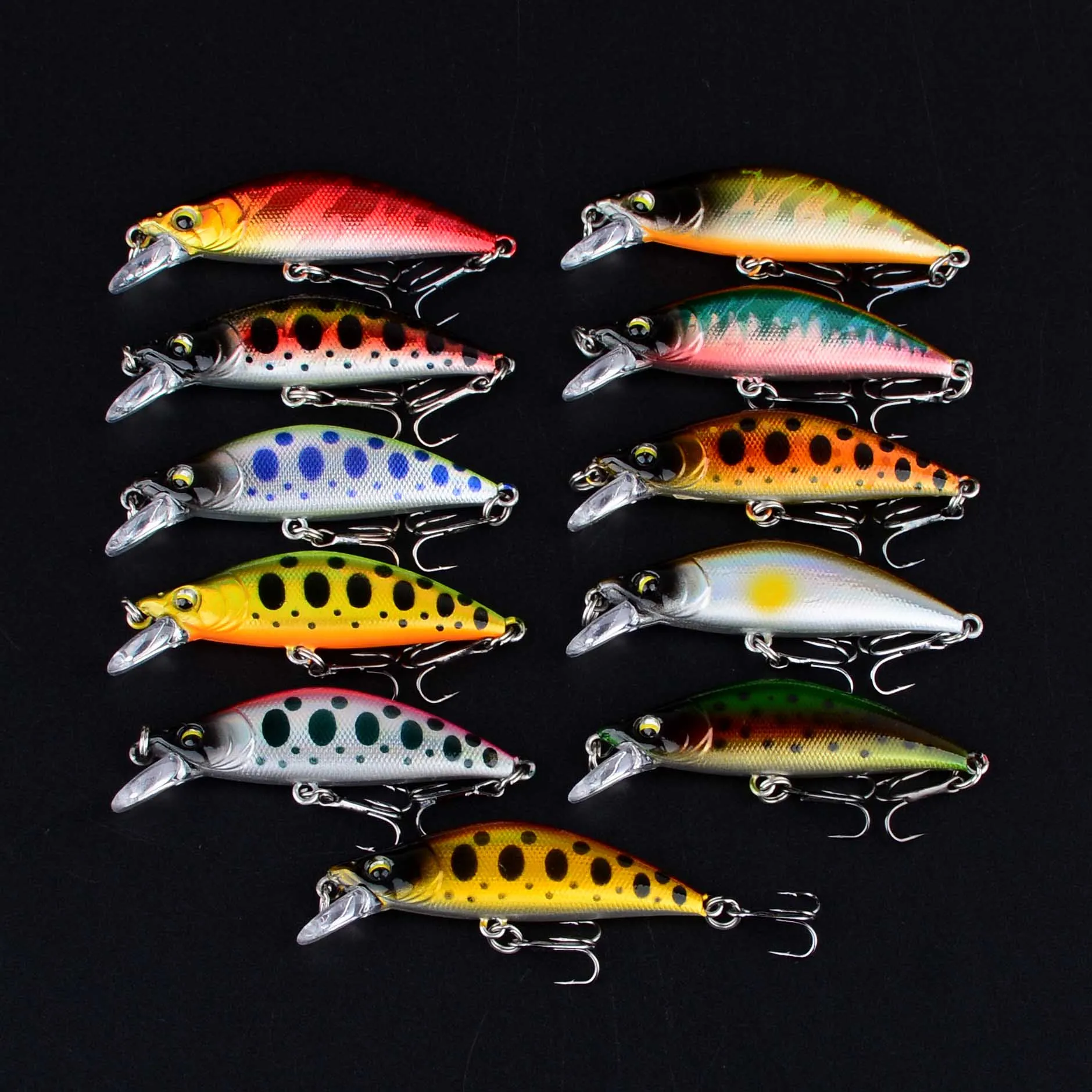 1Pc Minnow Angeln Locken 3D Augen Crankbait Wobbler Künstliche Kunststoff Harten Köder Bass Fishing Tackle SwimBait