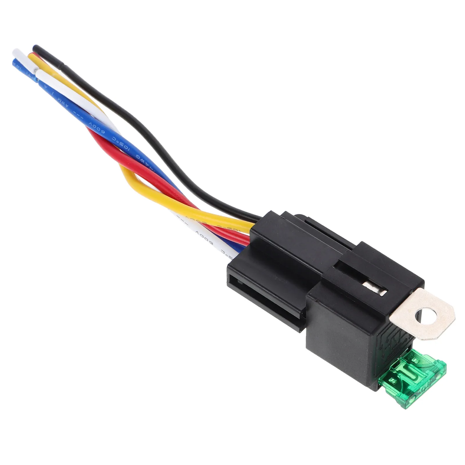 30A Automotive Relay with Built-in Fuse Socket for Blower Motor, AC System & Ignition Switch – Universal