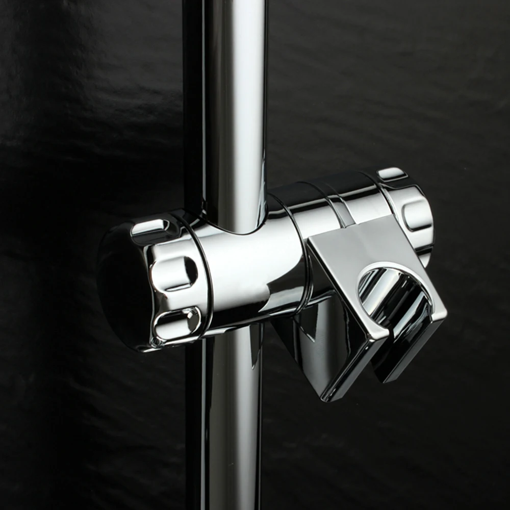 Bathroom Shower Rail Head Holder Wall Mounted Riser Slider Bar Clamp Bracket Adjustable Shower Sprayer Bracket Bathroom Tool New
