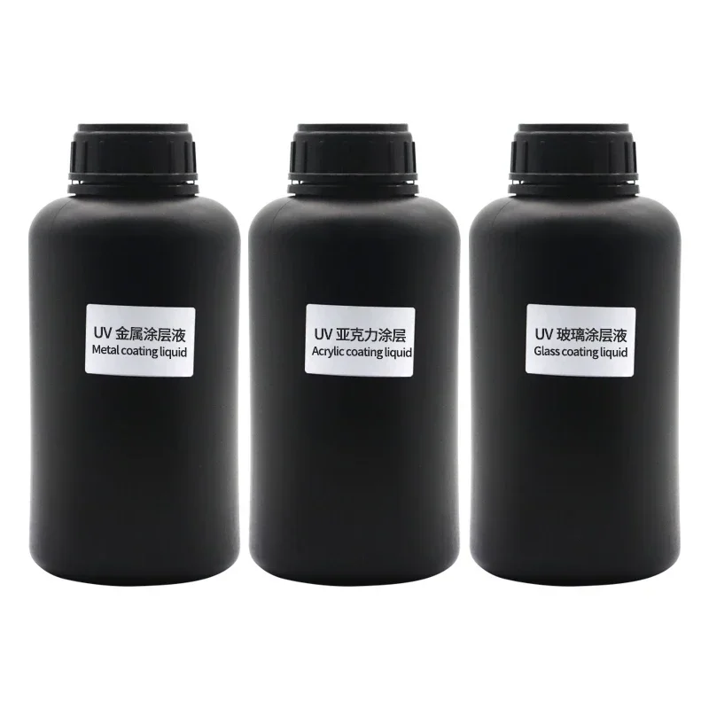 UV Ink Coating liquid UV Printer Fluid Pretreatment Solution Flatbed Printer Metal Acrylic Glass Wood Ceramic PP plastic PC PE