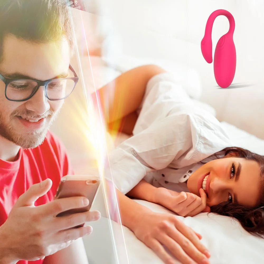 App التحكم عن بعد مع 9 أوضاع تردد الاهتزاز مقاوم للماء هزاز الإناث الاستمناء زوجين الكبار النساء الجنس لعب 18 + #2