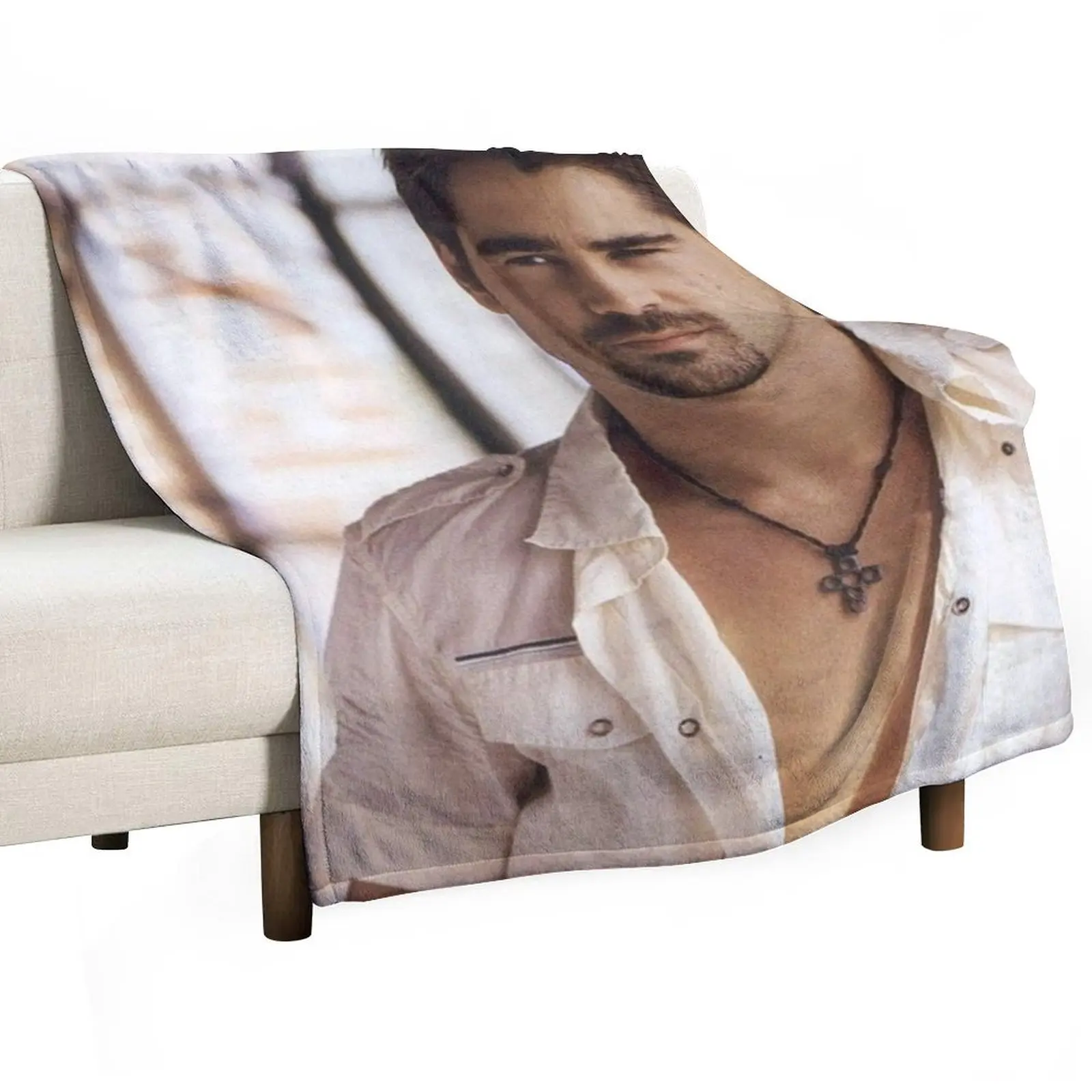 

colin farrell Throw Blanket Designers Hairys Luxury St Luxury Designer Blankets