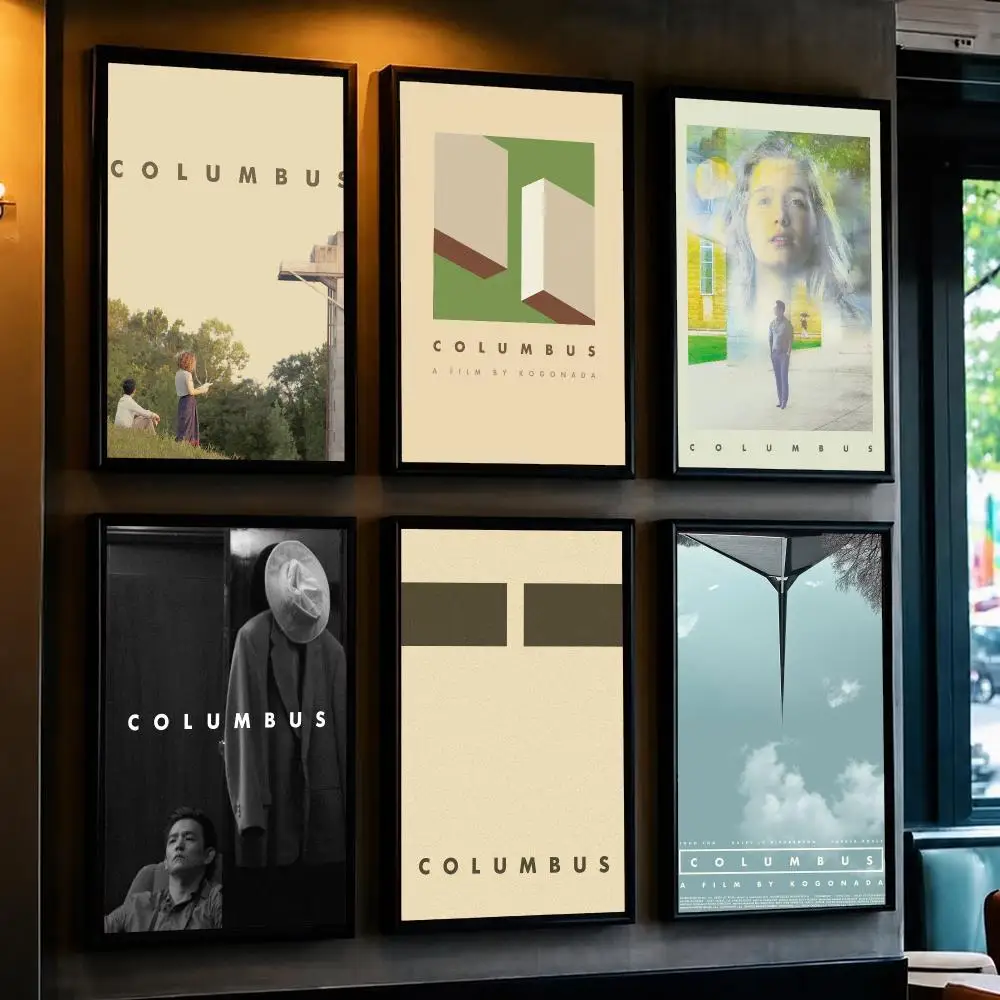 classic movie C-Columbus-S Poster Decorative Wall Art Sticker for Cafe Office Bedroom and Living Room
