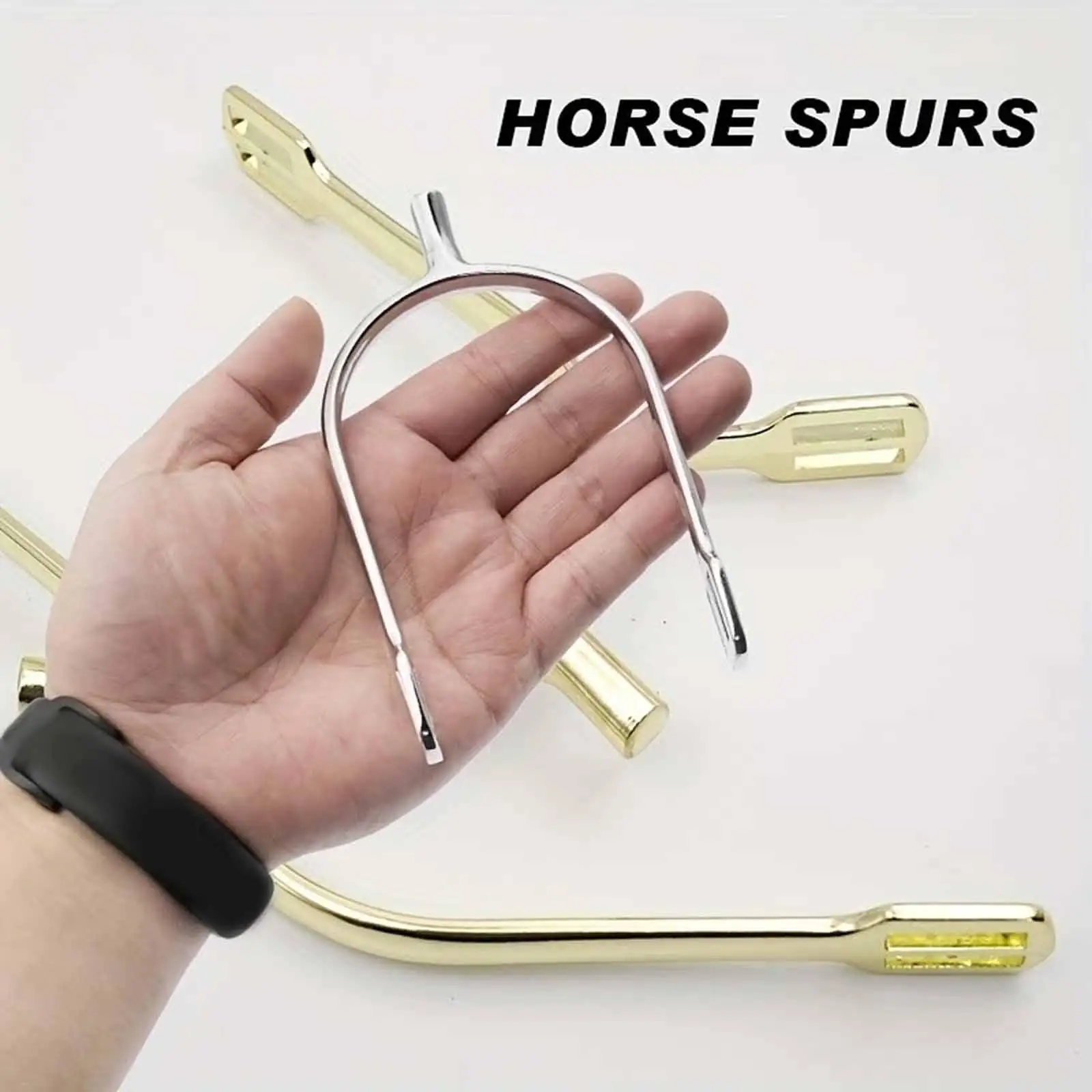 

2Pcs Horse with 2 Straps Boot Equipment Equestrian Accessories Riding Gear for Lovers Beginners Entertainment