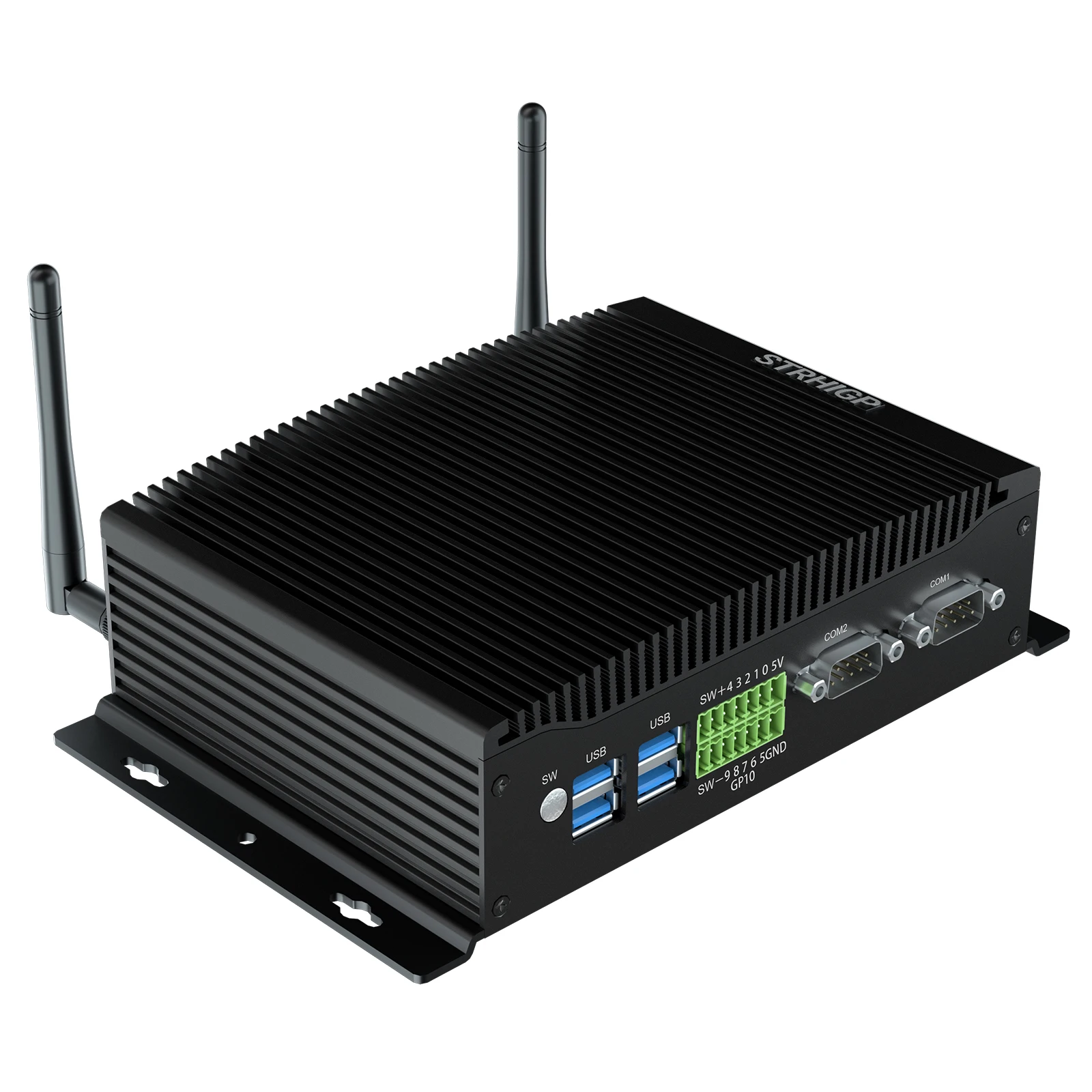 Mini PC HYSTOU 10th Gen Processor Fanless I7-10810U SIM SATA 3.0 Win 10/11 Centos Ubuntu Industrial Computer