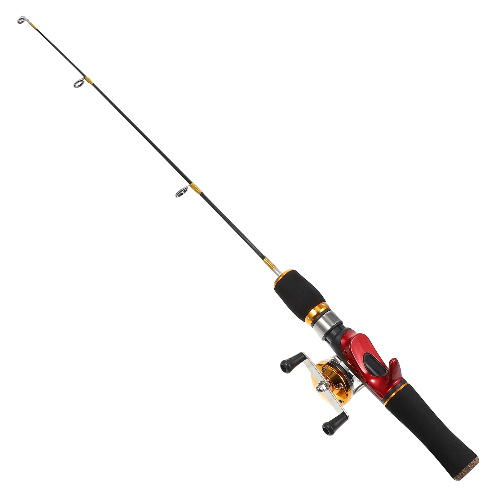 

Straight Handle Winter Ice Fishing Rod Prawn Lure 52X25X25CM FRP Portable Pole