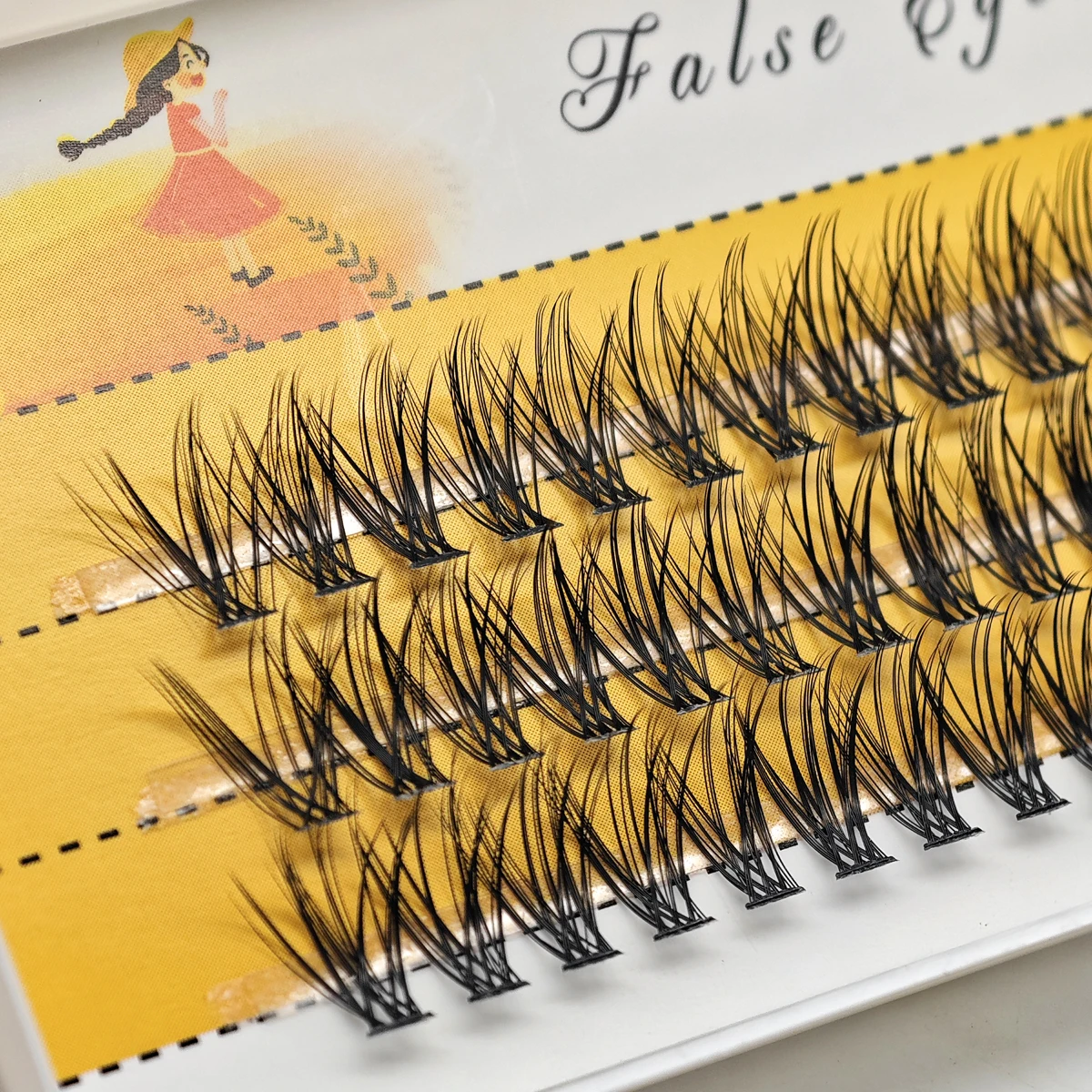Natural 20D/30D lear Band Faux Mink Lashes Soft 3D False Eyelashes Professional Makeup Eyelash Extension Enlarged Double Eye