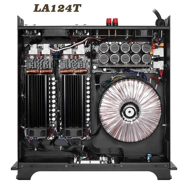 NUOXUN Class D With LCD Screen Power Amplifier 4 Channels Amplifier 1000 Watts Professional Power