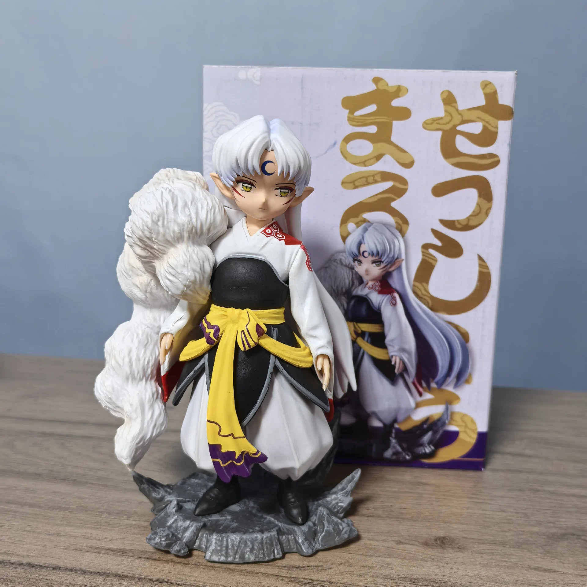 

18cm Inuyasha: Young SesshōMaru Standing Pose Anime Figure Model Statue Collection Desktop Decoration Ornament Gifts For Fans