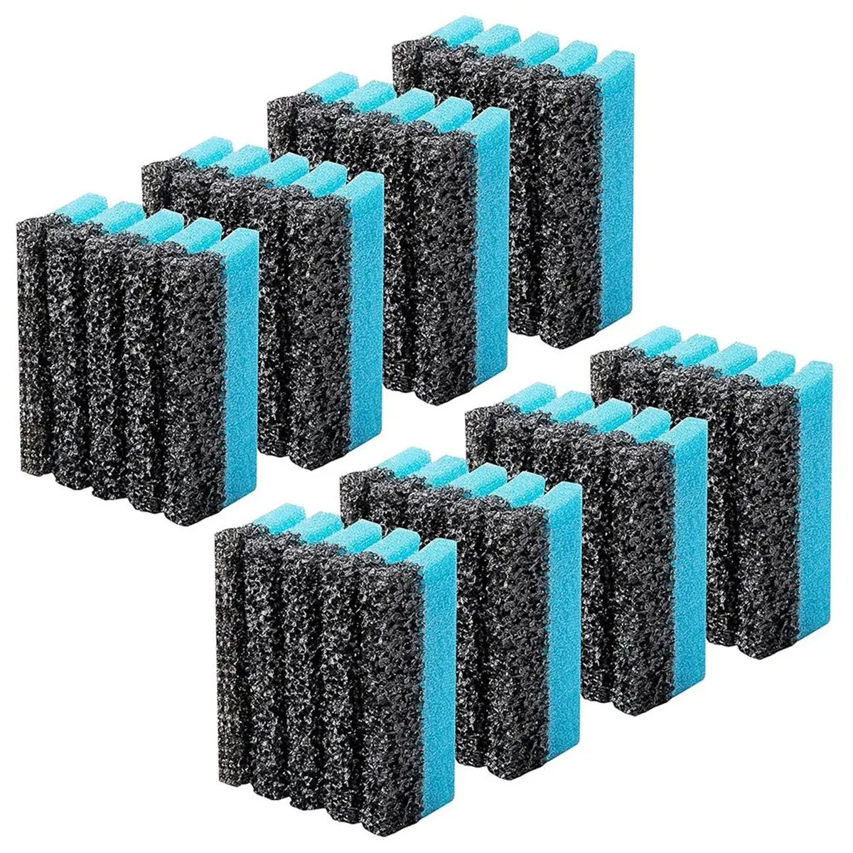 M10K 8 Pcs Grill Plate Cleaning Sponge 12207 Grooves for Most Grills with Grooves and Sandwich Makers
