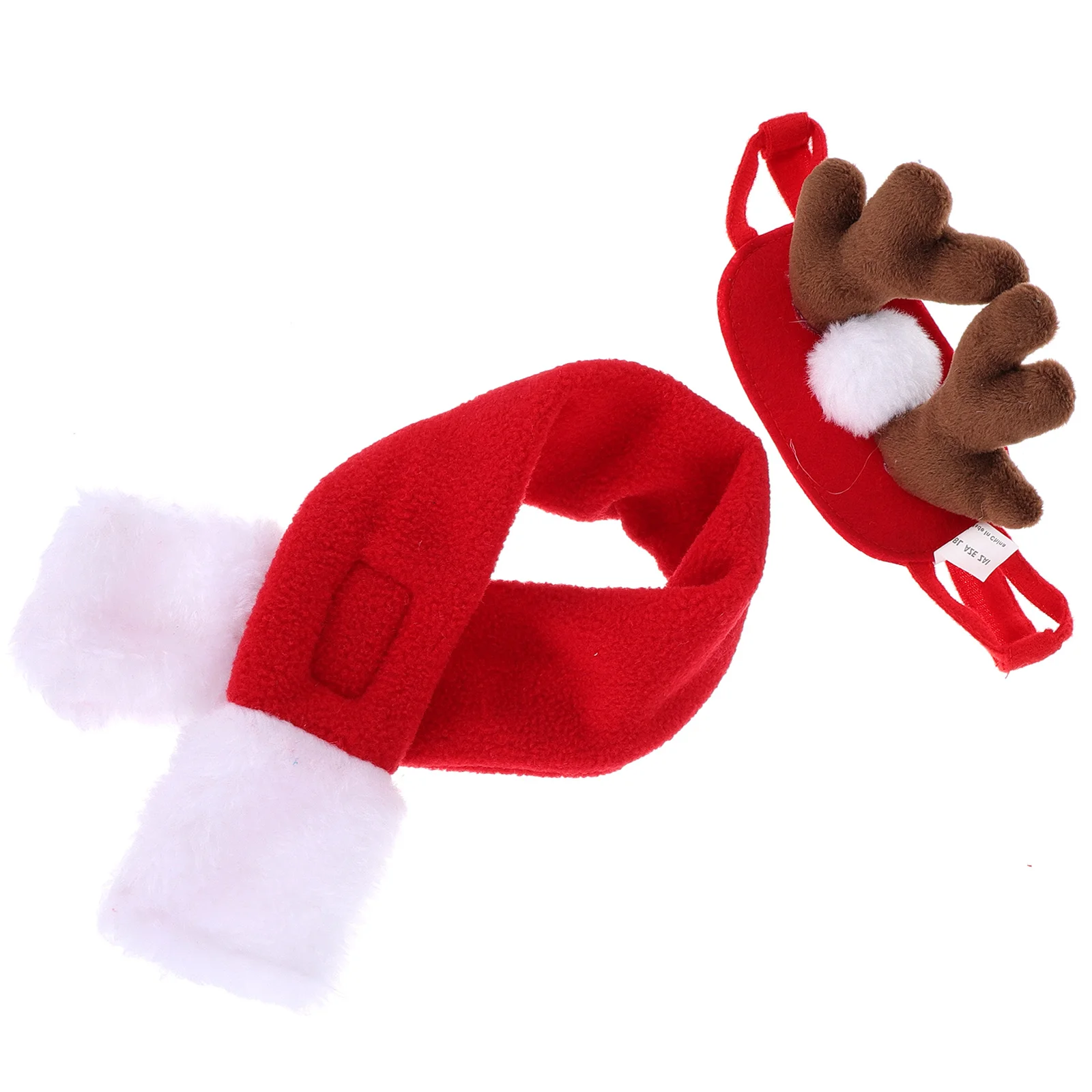 

1 set Christmas Antler Headband For Dogs Hair Clasp Neckerchief Scarf Collar Decoration Wedding Party Accessories Pet